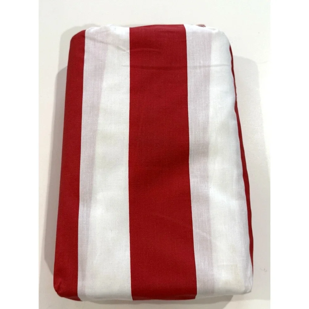 Ikea BUSENKEL Twin Duvet Cover and Pillowcase Circus Pattern Red/White New